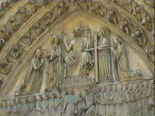 Notre Dame de Paris Christ en Majeste